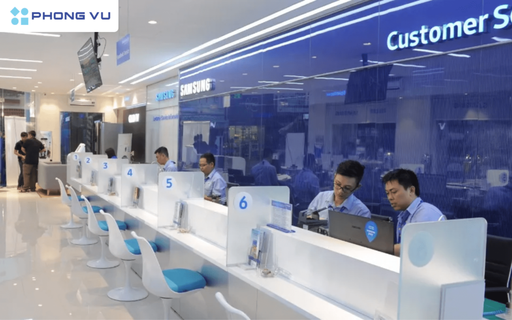 Liên hệ trung tâm bảo hành Samsung