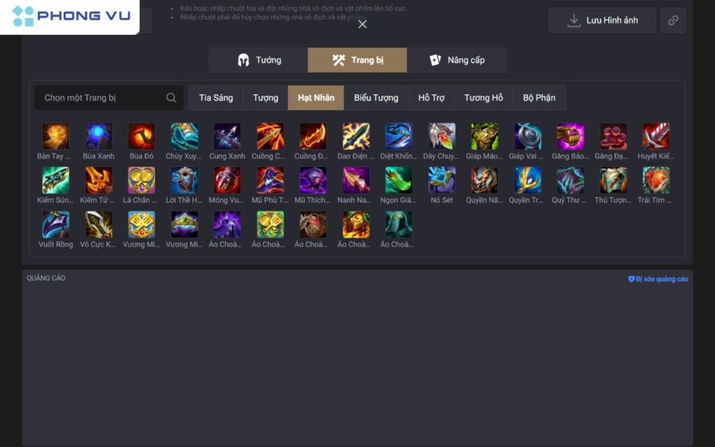 Tận dụng các nâng cấp và trang bị mạnh của dtcl