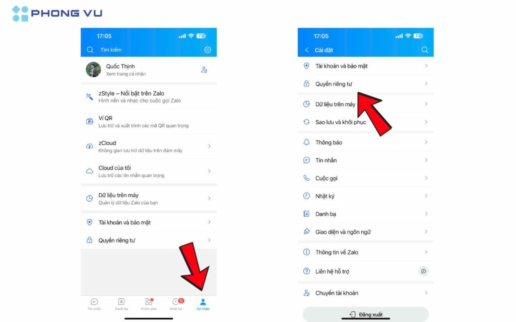 Làm sao để giấu số điện thoại trên Zalo?