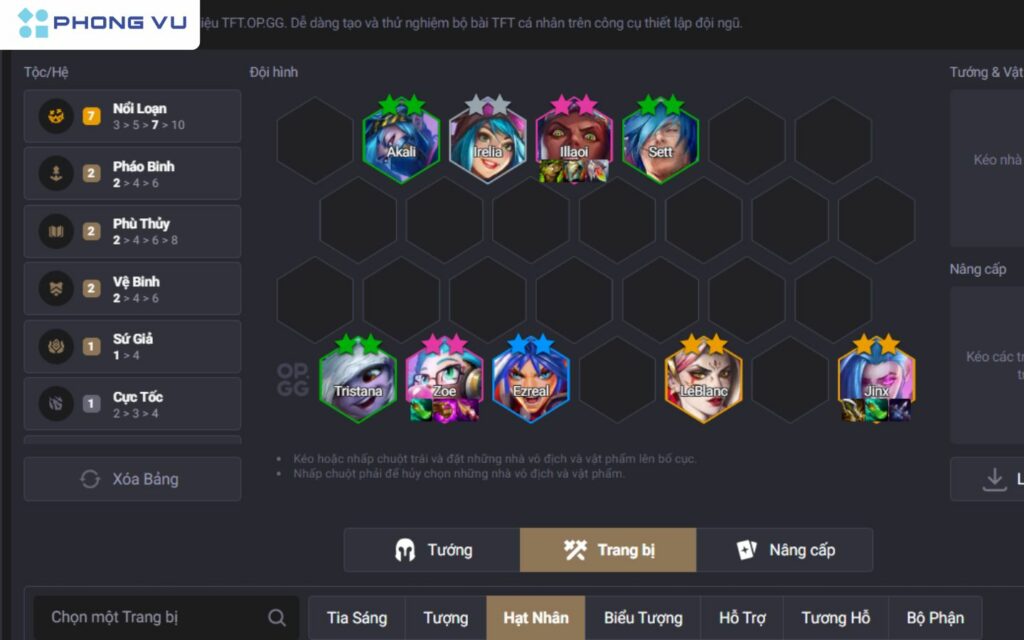 Chi tiết 7 đội hình mạnh DTCL mùa 13 mới nhất version 14.24 5 Đội hình DTCL Nổi Loạn