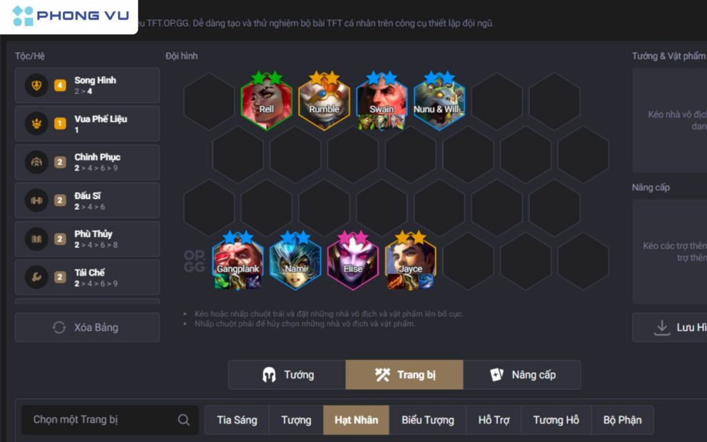 Chi tiết 7 đội hình mạnh DTCL mùa 13 mới nhất version 14.24 7 Đội hình DTCL Song Hình