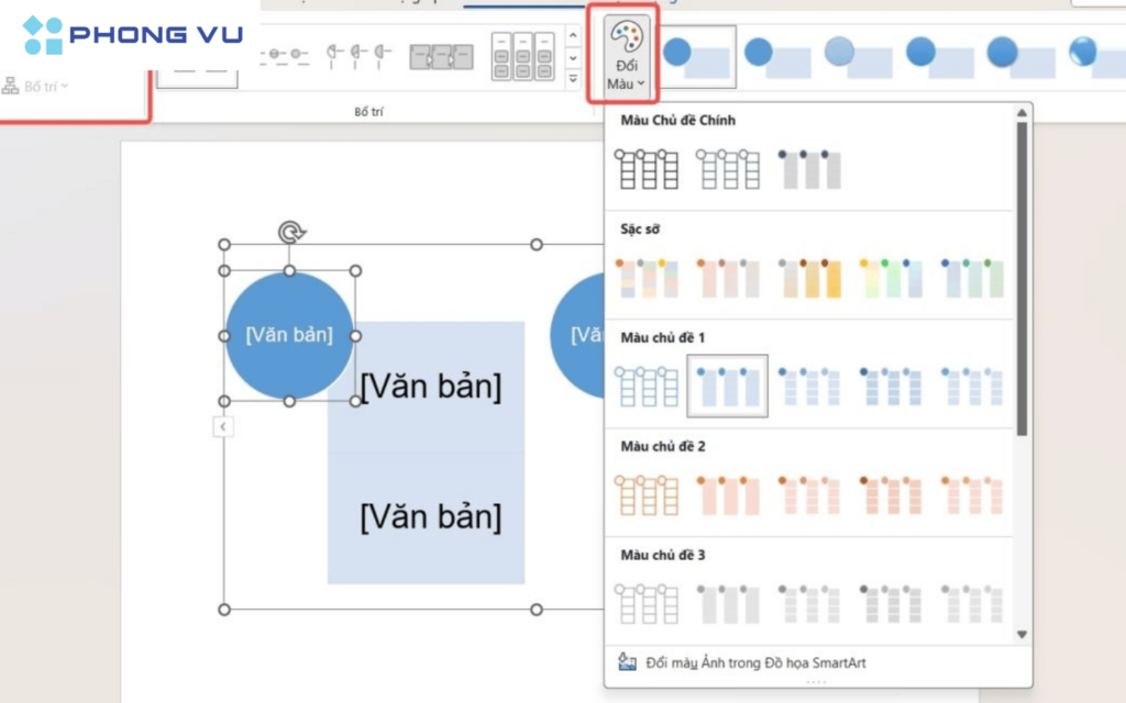 Thêm các tùy chọn để sơ đồ trông đẹp mắt hơn