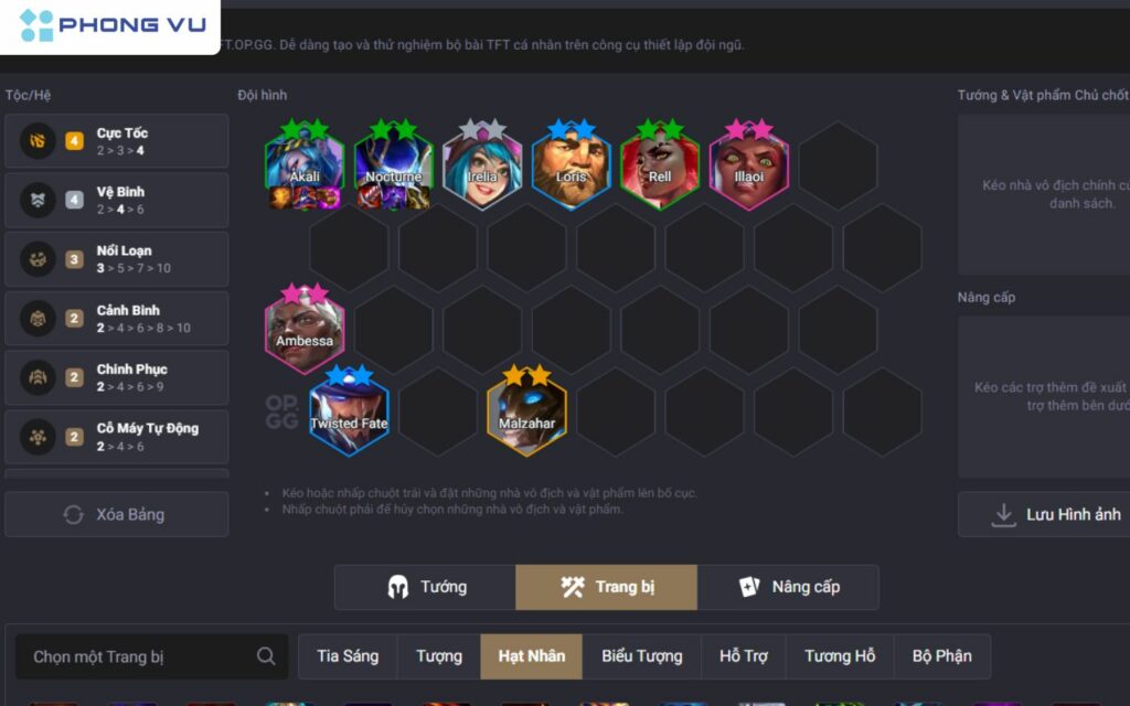 Gợi ý 17 đội hình DTCL mùa 13 mạnh nhất, leo rank thần tốc 2 Đội hình dtcl Nocturne cực tốc cỗ máy tự động