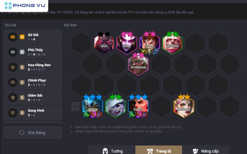 Gợi ý 17 đội hình DTCL mùa 13 mạnh nhất, leo rank thần tốc 4 Đội hình dtcl Nami Swain sứ giả