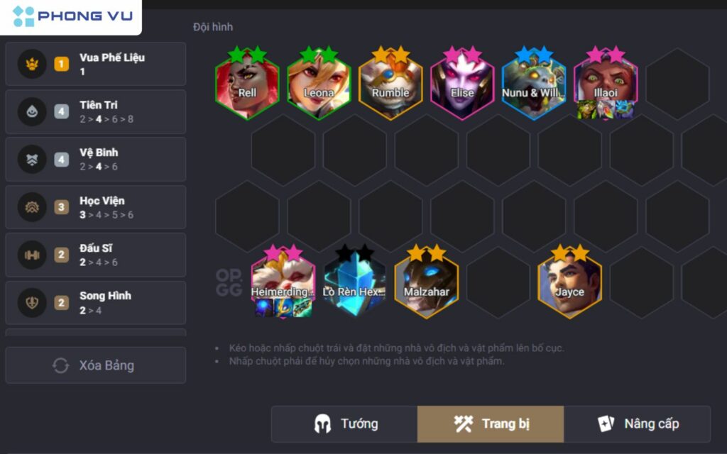 Gợi ý 17 đội hình DTCL mùa 13 mạnh nhất, leo rank thần tốc 6 Đội hình dtcl Heimer vệ binh