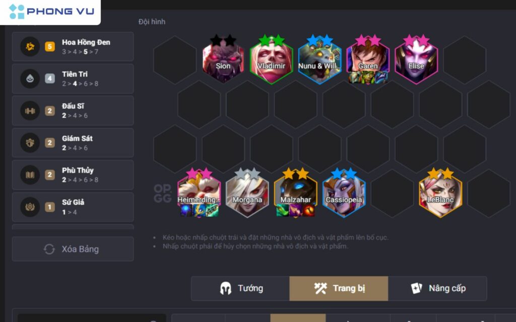 Gợi ý 17 đội hình DTCL mùa 13 mạnh nhất, leo rank thần tốc 7 Đội hình dtcl Heimer hoa hồng đen