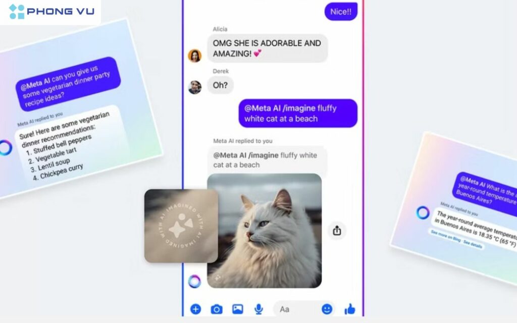 Meta AI là gì? Cách dùng Meta AI tạo ảnh, lập trình miễn phí 1 Tính năng hữu ích của Meta AI