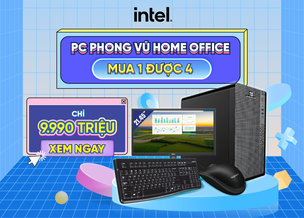 Tháng 12: Mua PC văn phòng Phong Vũ nhận ngay 4 phần quà cực đỉnh 1 Tháng 12: Mua PC văn phòng Phong Vũ nhận ngay 4 phần quà cực đỉnh