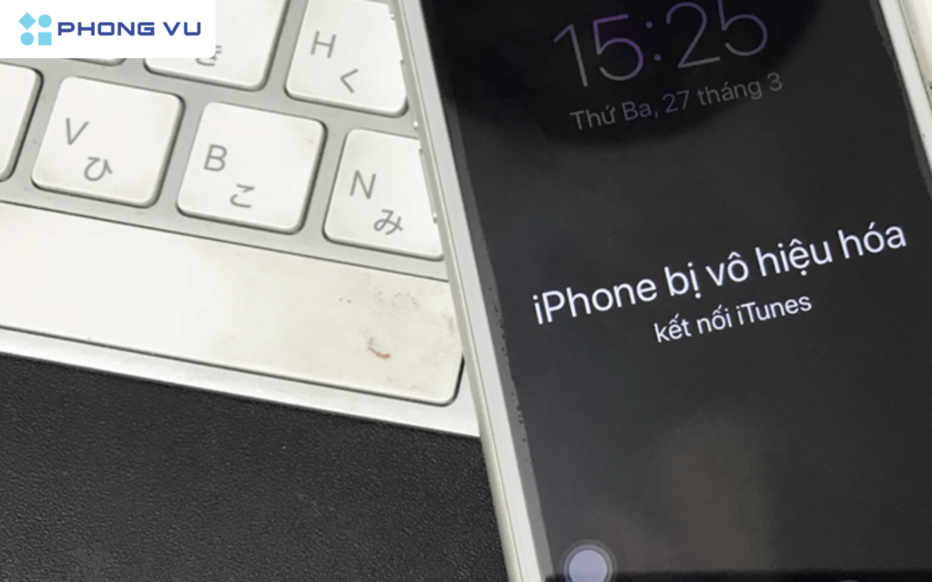 Quên mật khẩu iPhone bị vô hiệu hóa