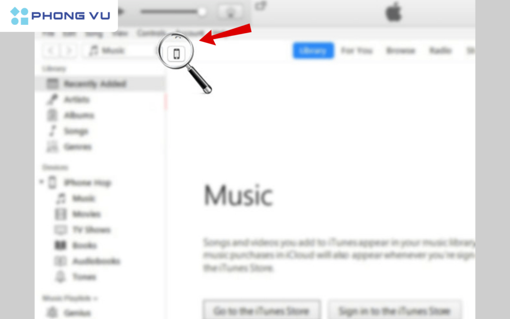 Tải về ứng dụng iTunes rồi liên kết iPhone với PC 