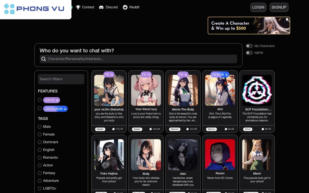 Spicy Chat AI cung cấp một kho tàng kiến thức phong phú. 