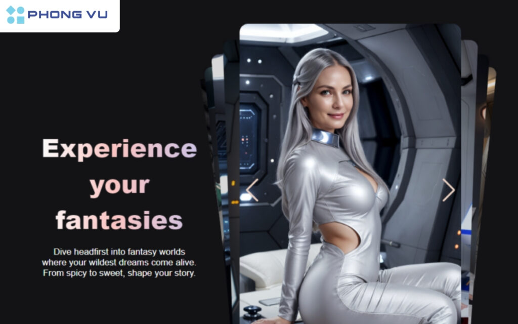 Spicy Chat AI mang đến trải nghiệm trò chuyện hấp dẫn. 