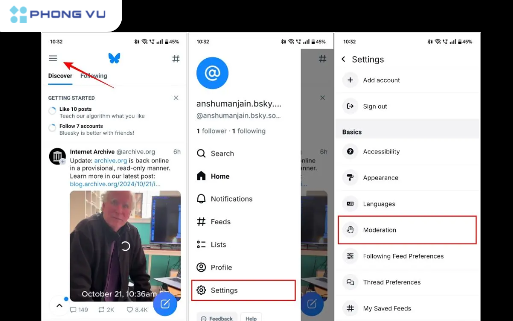 Giao diện của Bluesky khá giống với Twitter, giúp người dùng dễ dàng làm quen và sử dụng