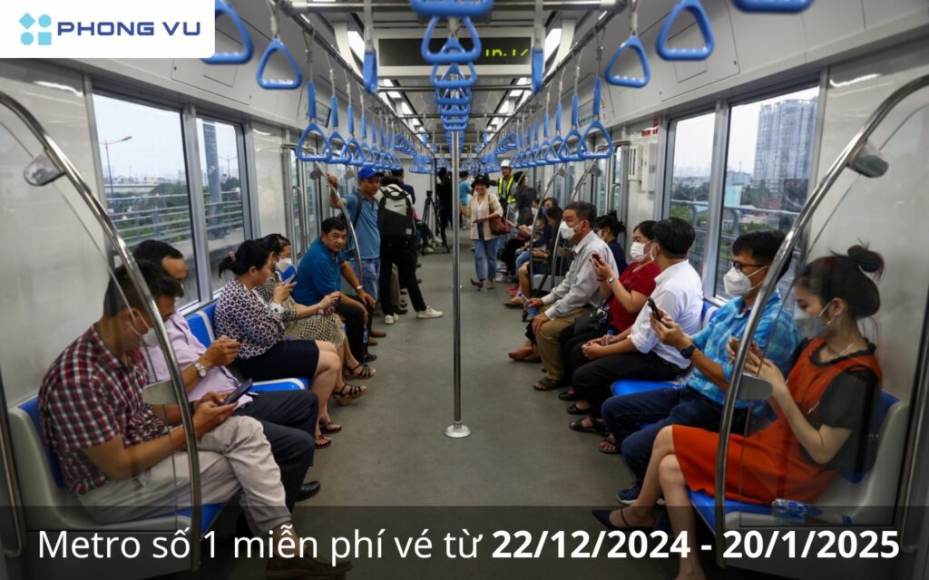Miễn phí tuyến Metro số 1 (Bến Thành - Suối Tiên) trong vòng 30 ngày đầu tiên