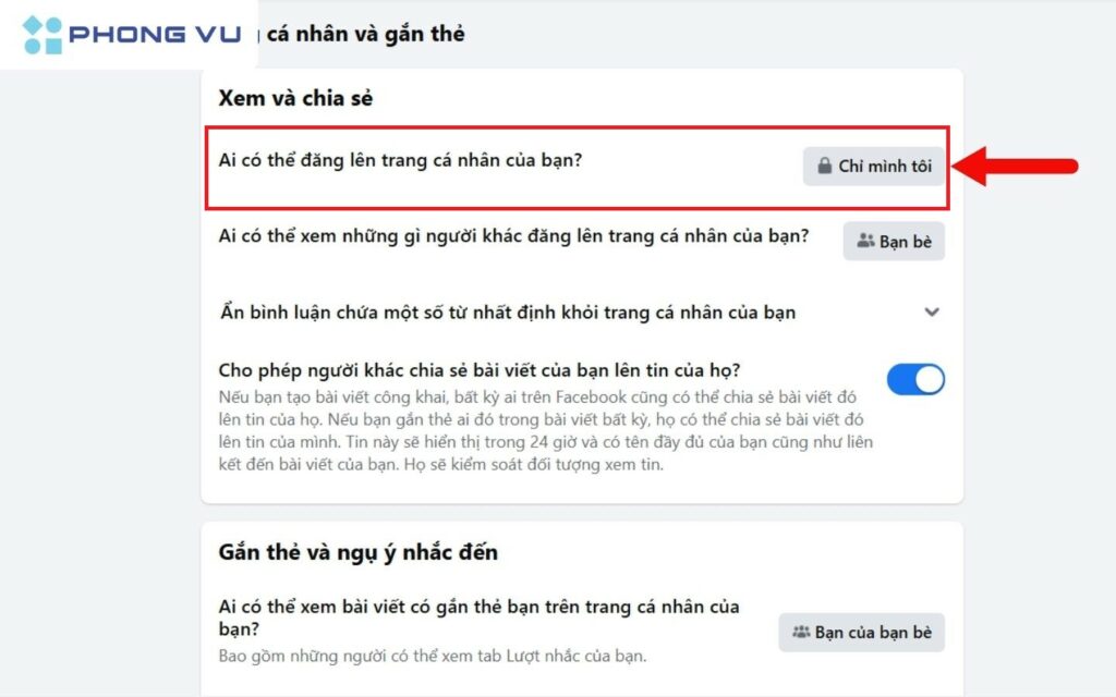 5 Cách chặn tag trên Facebook không phải ai cũng biết 12 Chọn về chế độ Chỉ mình tôi
