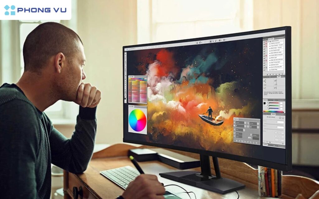 Độ sáng và độ tương phản khi chọn màn hình đồ họa