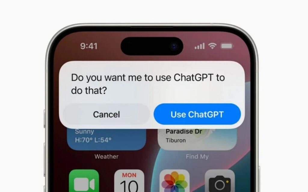 Hướng dẫn sử dụng Siri với Chat GPT chi tiết trên iPhone 1 Siri được kết hợp với ChatGPT trên bản cập nhật iOS 18.2
