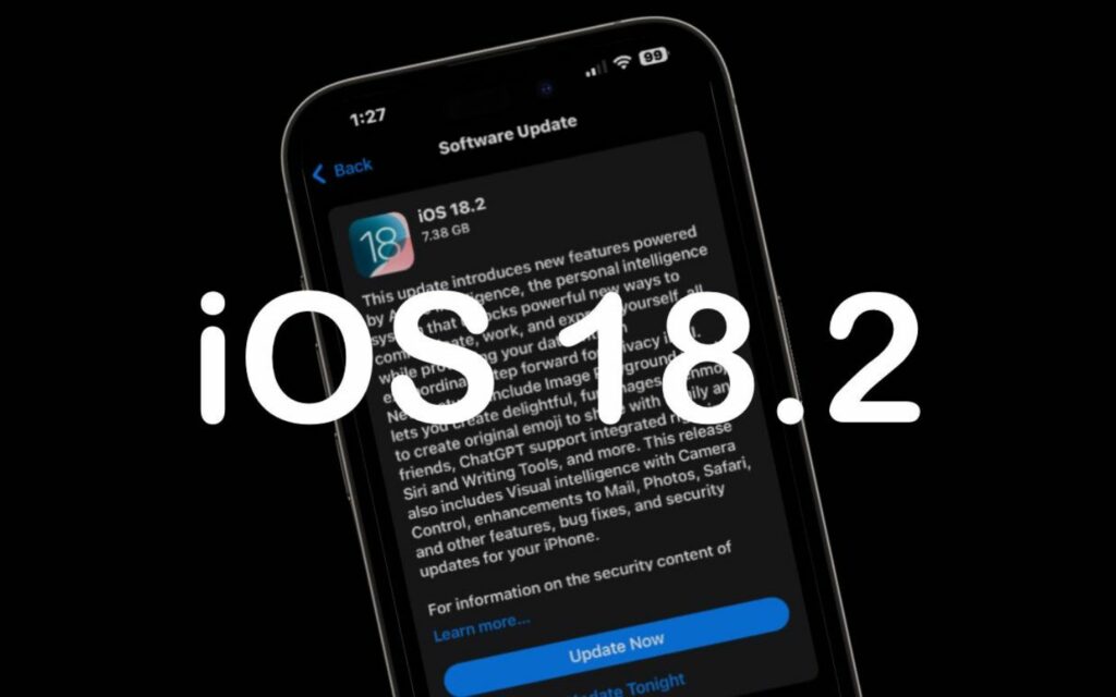 Hướng dẫn sử dụng Siri với Chat GPT chi tiết trên iPhone 2 Nâng cấp phần mềm iPhone lên iOS 18.2