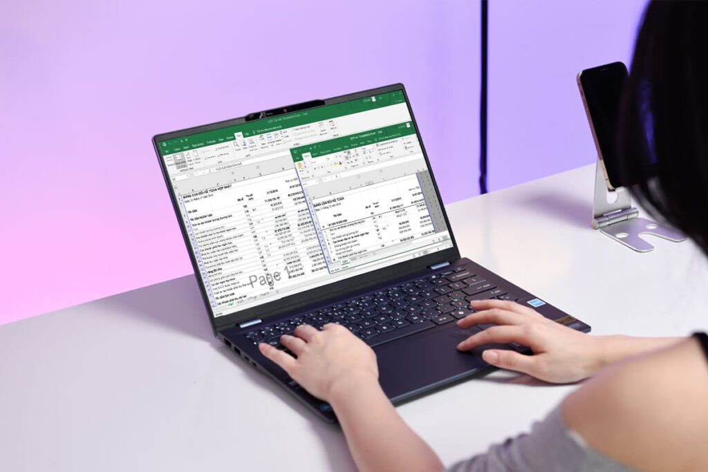 Acer Swift 14 AI SF14-51 sử dụng vi xử lý Intel Core Ultra 5 226V với iGPU 130V