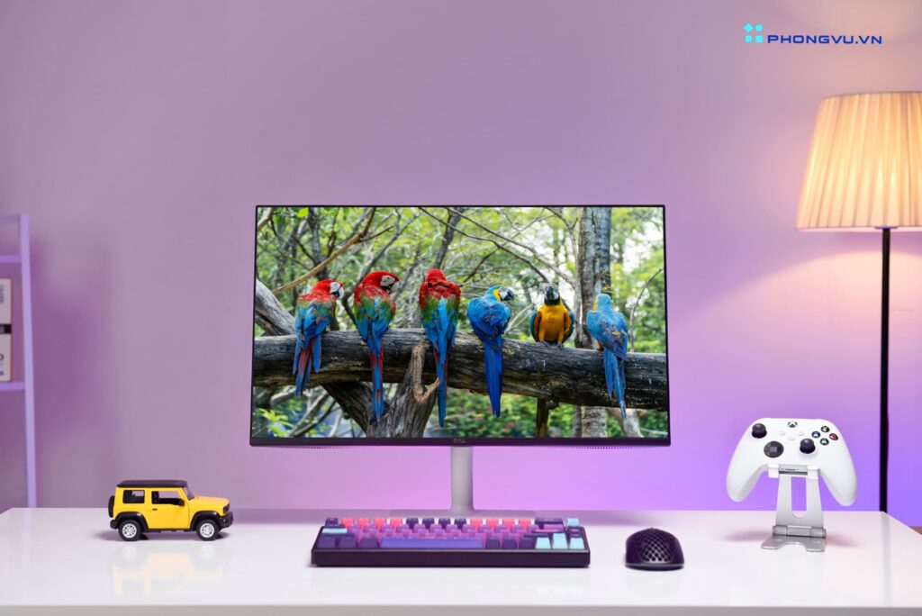 Dell S2425H chắc chắn sẽ ghi điểm nhờ thiết kế hiện đại và tối giản