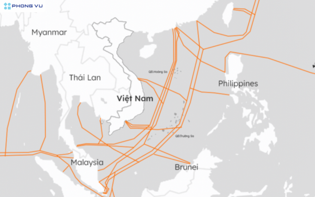 Hai tuyến cáp quang biển gặp sự cố nghiêm trọng, ảnh hưởng kết nối Internet quốc tế 2 Vào tháng 2/2023, tình trạng nghiêm trọng hơn khi cả năm tuyến đều gặp sự cố