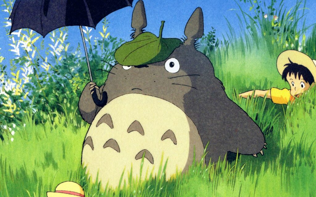 Hình nền hoạt hình anime Totoro.