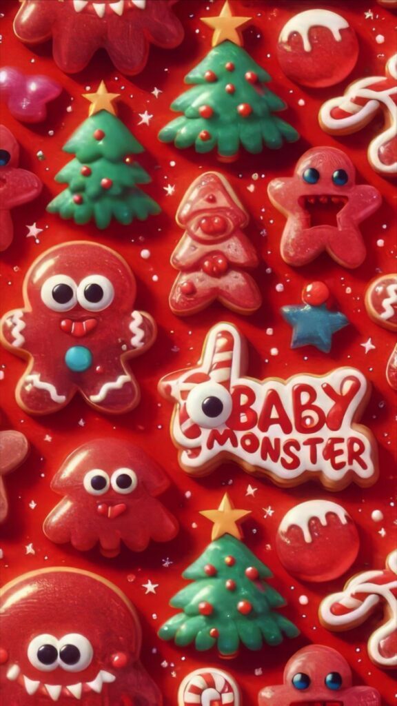 Hình nền kẹo chocolate chủ đề Christmas