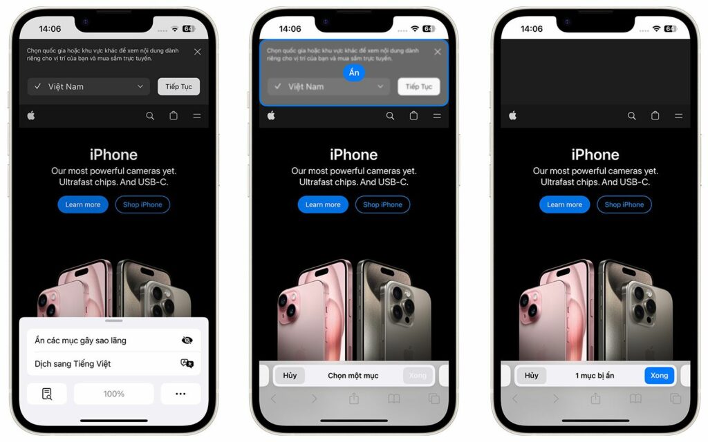 iOS 18.2 tích hợp tính năng mới trong Safari