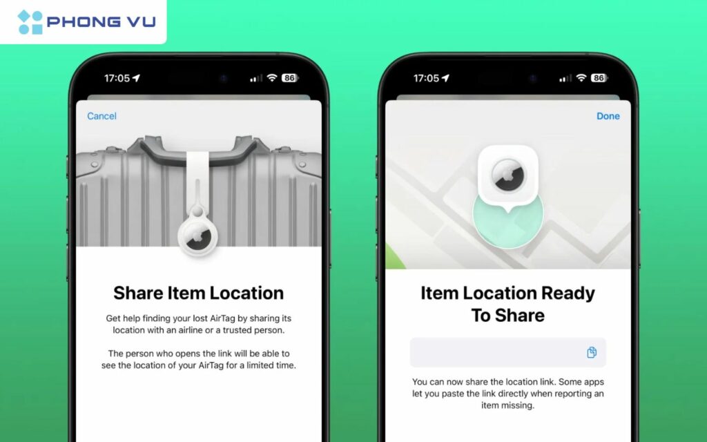 Nâng cấp trong ứng dụng Find My