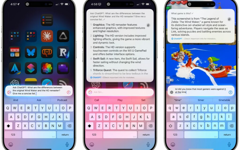 iOS 18.2 ra mắt: Tổng hợp những tính năng mới và thay đổi 1 Tích hợp Siri với ChatGPT trên iOS 18.2