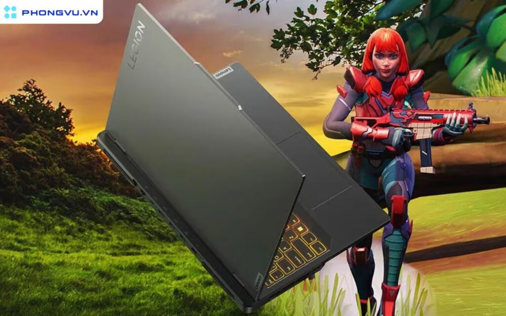 Laptop Lenovo gaming thường gây ấn tượng mạnh mẽ với thiết kế đậm chất gaming nhưng vẫn giữ được nét tinh tế