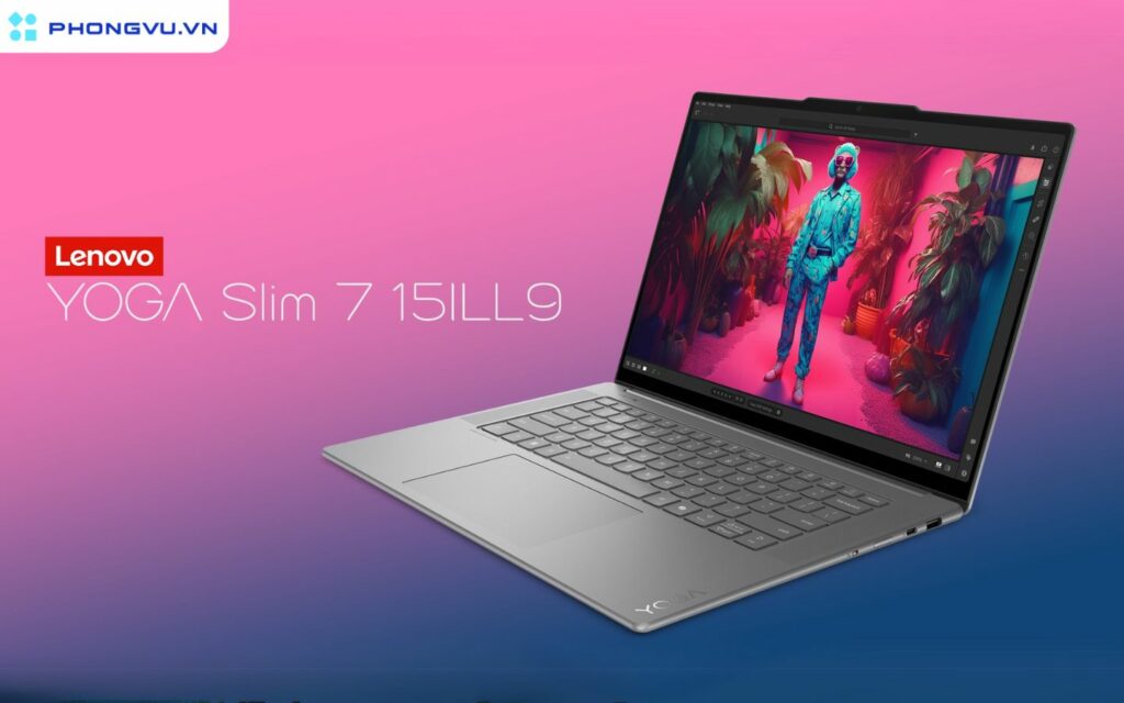 Yoga Slim 7 15ILL9 được trang bị vi xử lý Intel Core Ultra 7 258V thế hệ 2 với công nghệ Intel AI Boost đạt chuẩn Copilot+ PC