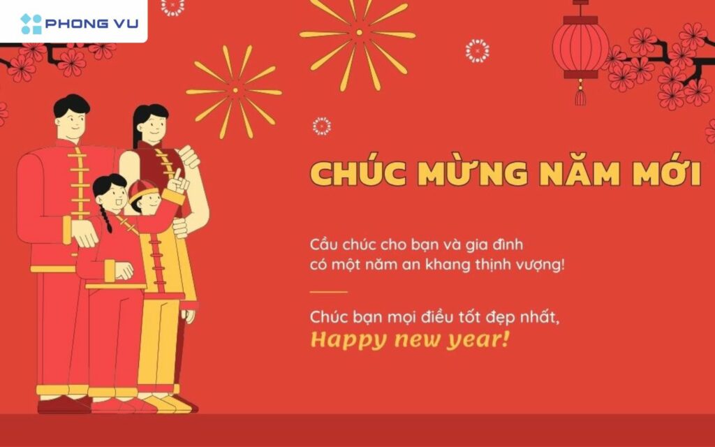 Chúc Tết Dương lịch 2025 cho gia đình ý nghĩa nhất