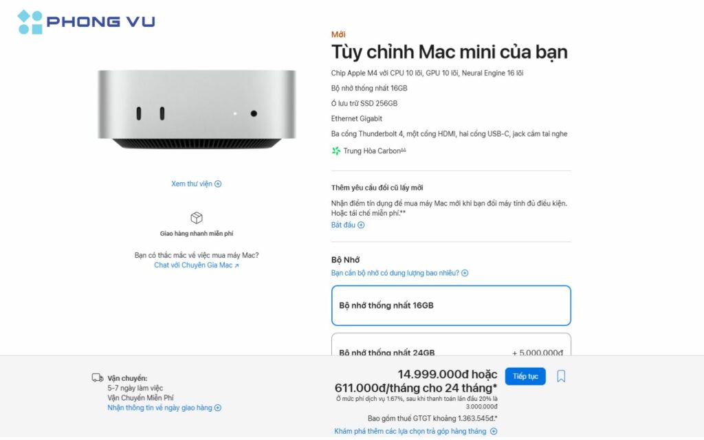 Sản phẩm có giá khởi điểm từ 14,9 triệu đồng