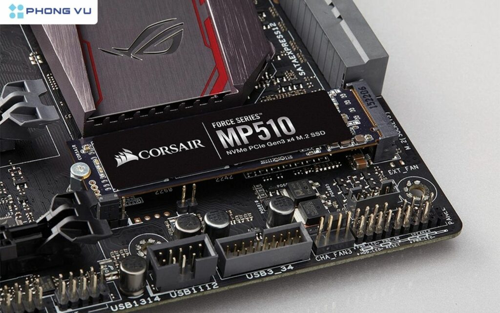 Phiên bản PCIe của khe M.2 quyết định tốc độ đọc ghi tối đa của SSD.