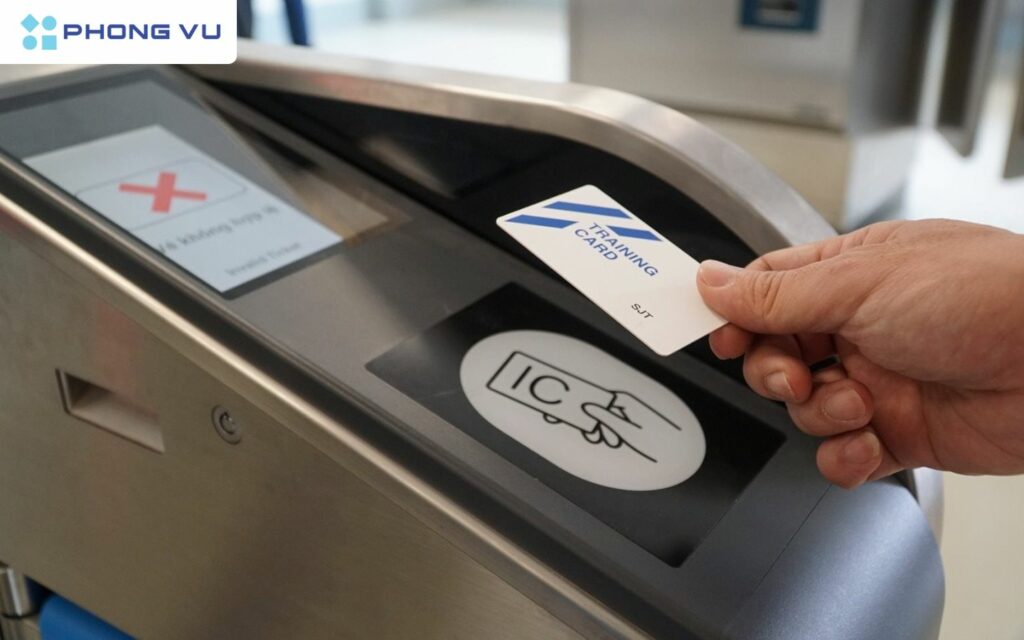 Soát vé tự động theo như hướng dẫn