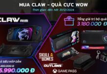 Mua MSI CLAW tại Phong Vũ nhận bộ quà tặng cực hấp dẫn