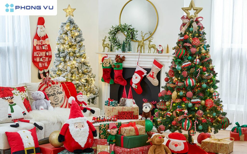 Trang trí cây thông Noel là hoạt động tạo nên sự vui tươi và gắn kết các thành viên trong gia đình