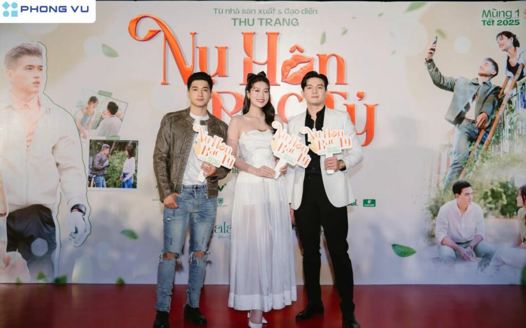 Bộ 3 diễn viên chính trong phim Nụ Hôn Bạc Tỷ