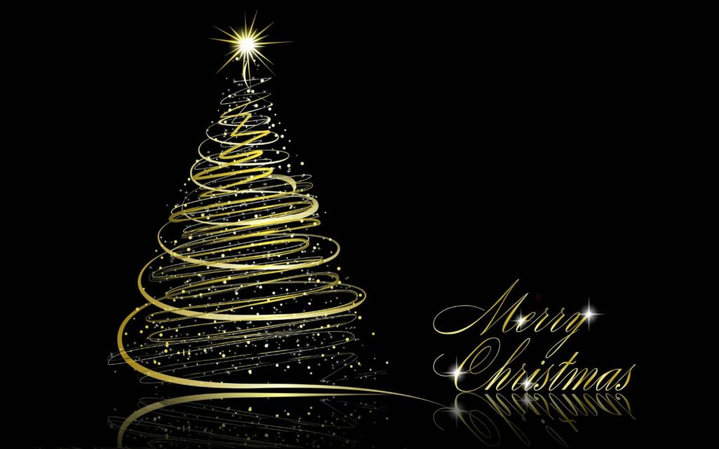 Mẫu thiệp Giáng sinh cây thông Noel 3D