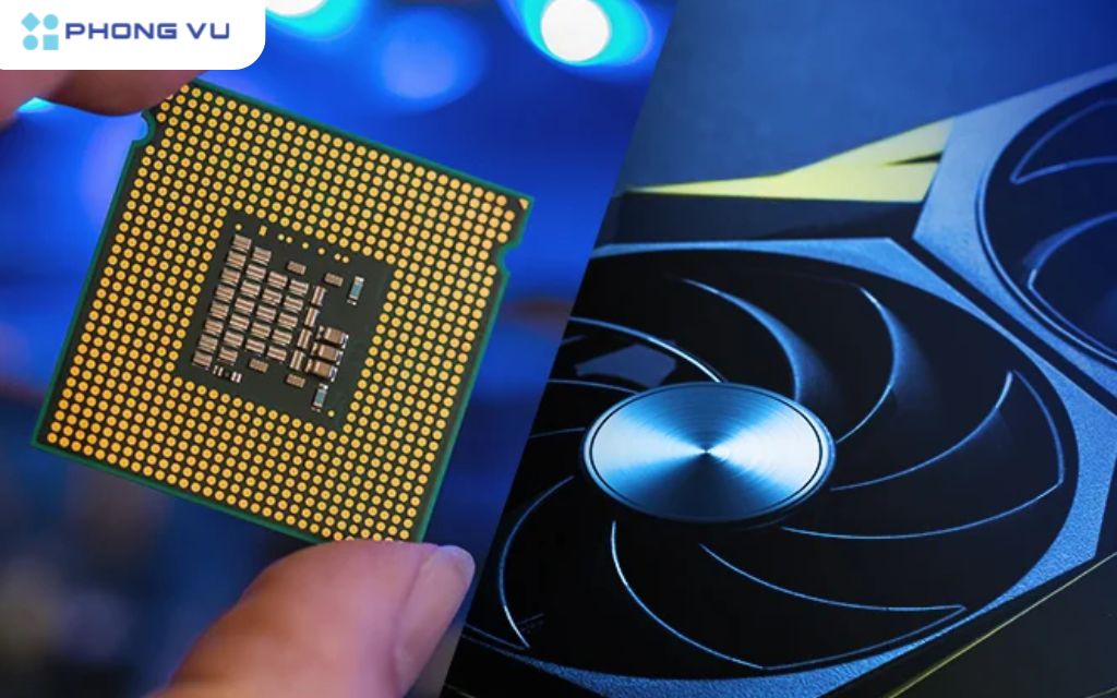 Sự kết hợp giữa CPU và GPU mạnh mẽ  giúp xử lý dữ liệu đồ họa hiệu quả,  mang lại trải nghiệm mượt mà cho người dùng