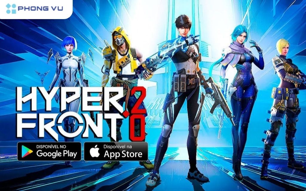 Hyper Front 2.0 sở hữu đồ họa 3D đẹp mắt được phát triển trên nền tảng UE4