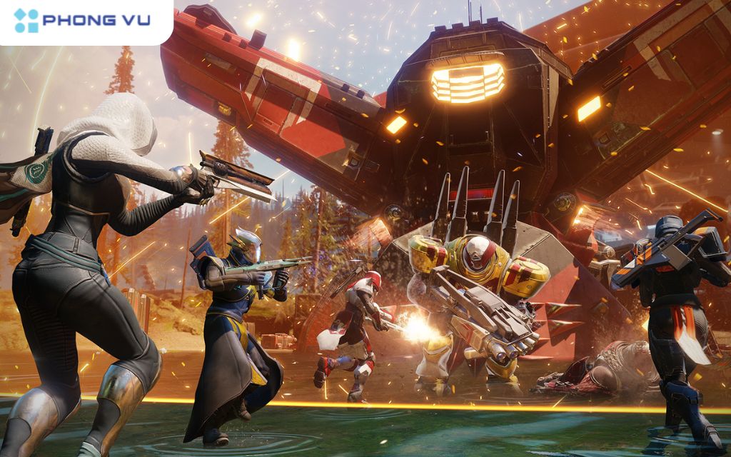 Destiny 2 là tựa game bắn súng kết hợp yếu tố MMO với thế giới mở rộng lớn và cốt truyện hấp dẫn