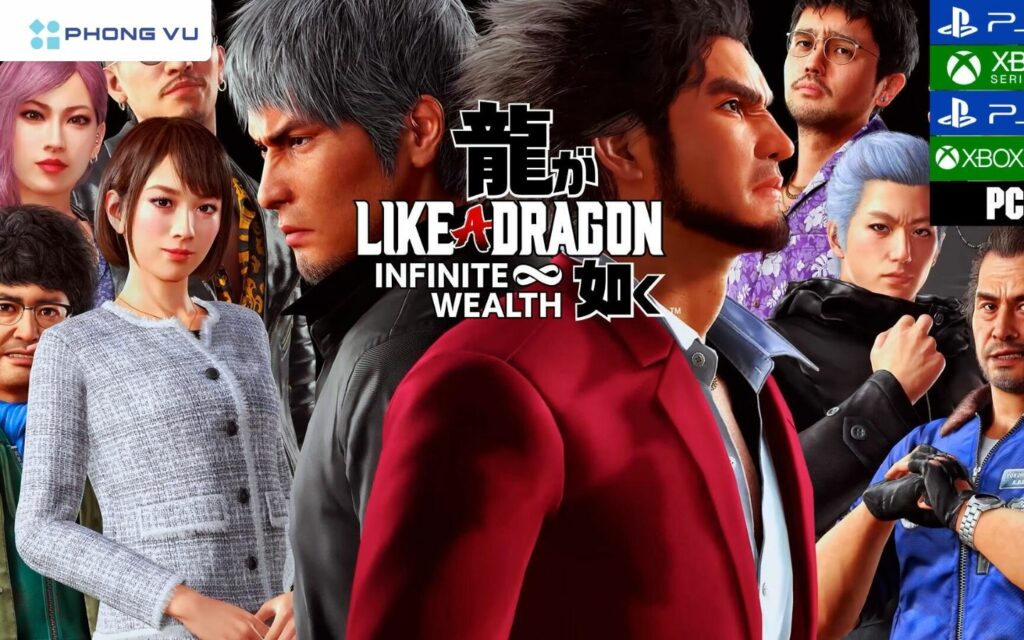 "Like a Dragon: Infinite Wealth" là phần mới nhất trong series Yakuza nổi tiếng, tiếp nối hành trình của nhân vật chính Ichiban Kasuga.
