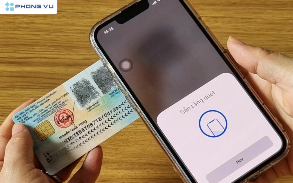 Quét NFC trên CCCD