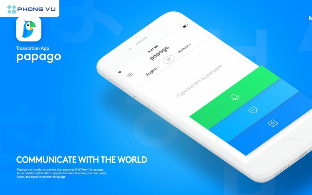 Papago, sản phẩm của Naver, là công cụ dịch mạnh mẽ với tính năng nhận diện hình ảnh.