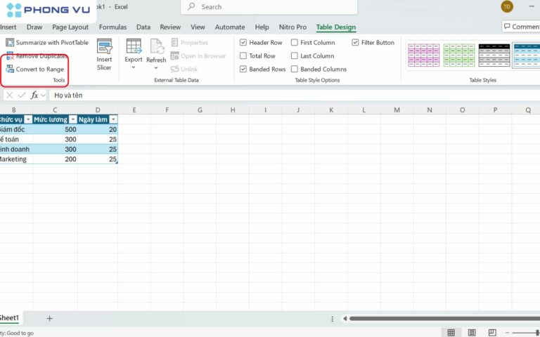 3 Cách Tạo Bảng Trong Excel đơn Giản Cho Mọi Phiên Bản
