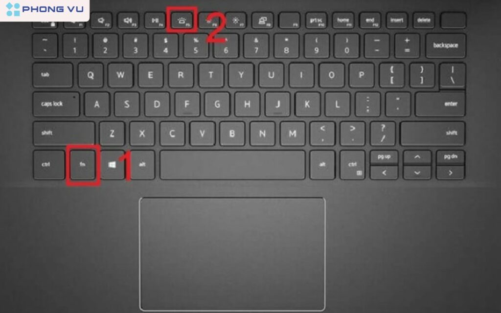 Cách bật, tắt đèn bàn phím trên laptop Dell