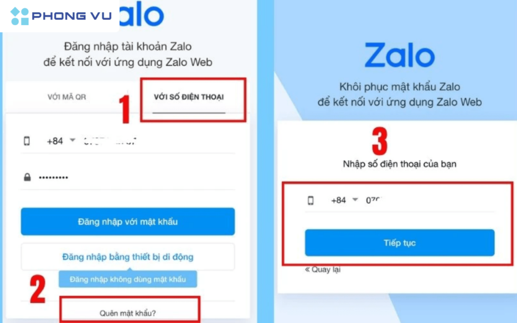 Truy cập vào Zalo trên máy tính hoặc web chat.zalo.me