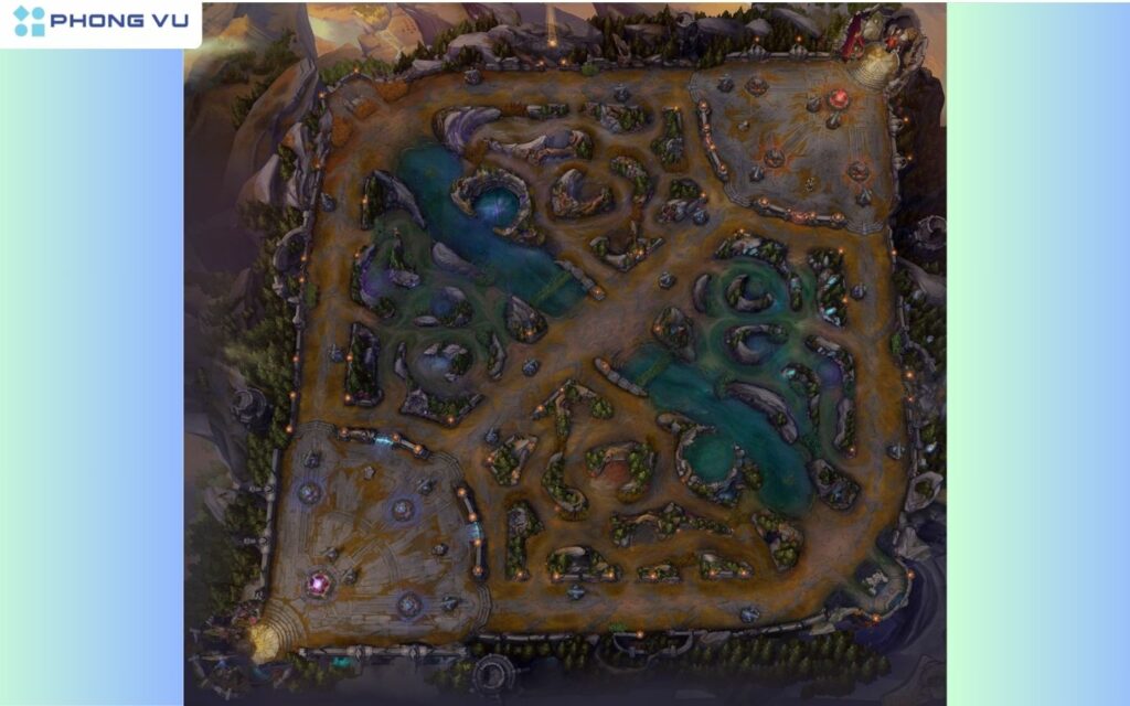 Bản đồ mới thiết kế theo phong cách Noxus trong mùa giải LOL 2025
